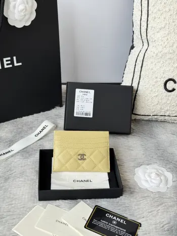  新增彩色 2026新色chanel 新品 卡片包鱼子酱牛皮七个卡位 可放零钱 进口意大利鱼子酱牛皮制作+五金logo 太美了 超爱的 颜色如图所示明 收纳方便快捷 迷你卡包 编号 AP4472 尺寸:w11×h10cm