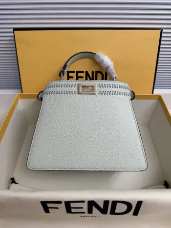 327 Handwoven Calfskin Handbag Women s Crossbody Bag Replica Fendi womens bags