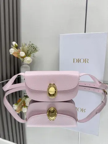 3921 French Calfskin Oval Mirror Body Bag Women s Crossbody Bag Replica Dior womens bags