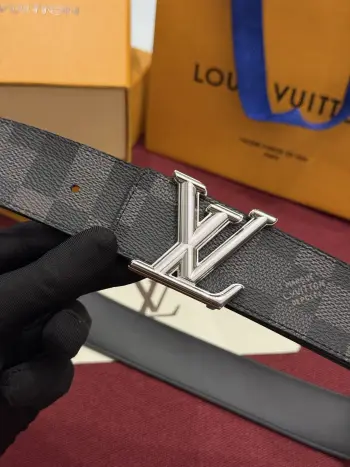 Metal buckle belt for men Replica Louis Vuitton Mens Belts